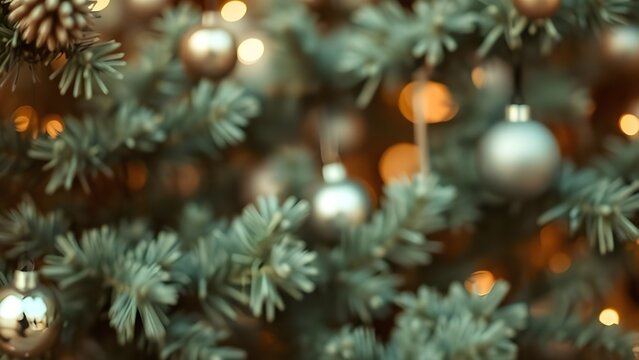 크리스마스 오너먼트 장식 보케 Christmas Ornament Decoration Bokeh