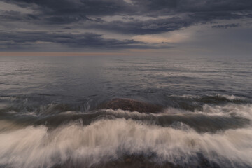 Seascape on the Polish Baltic Sea