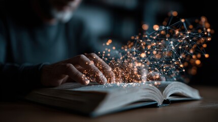 Online education with interactive learning concepts on digital devices and modern teaching platform