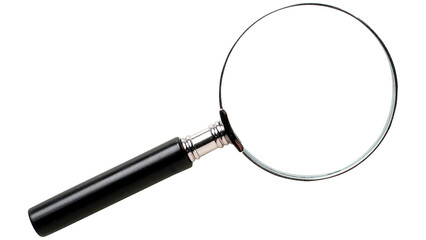 Magnifying Glass on isolated Background, Close-Up Inspection Tool, Sleek Optical Lens Design, magnifying glass png, png of magnifying glass, 