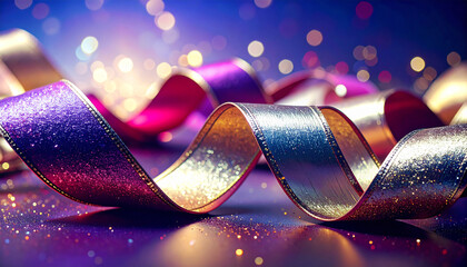 Dreamlit Sparkle Holiday Ribbon