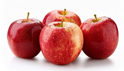 Royal Gala Apples On White Background