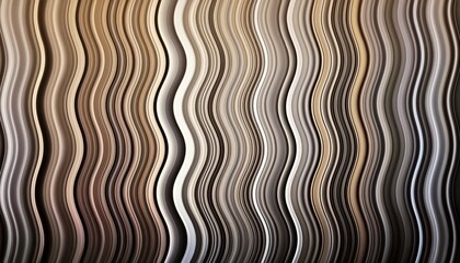 Abstract Wavy Background With Vertical Lines And Muted Gradient