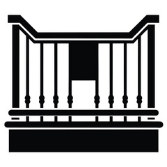 balcony vector icon