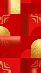 A vibrant red and go