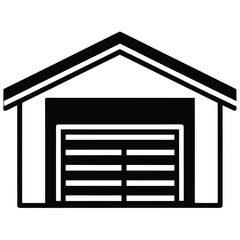 garage vector icon