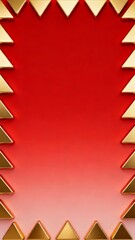 A vibrant red backgr