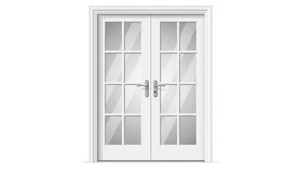 Obraz premium French doors with glass panes