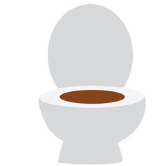 Simple white toilet with clean bowl, great for bathroom hygiene, sanitation, or public restroom education.