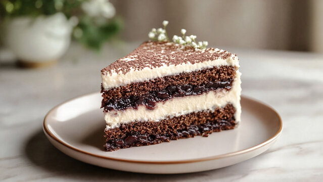 Traditional Icelandic Vinarterta cake with visible prune filling, food photography, culinary sites, traditional cuisine food blogs, Iceland travelling, Christmas mood, 