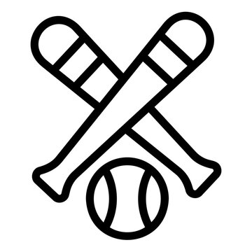 baseball Line Icon