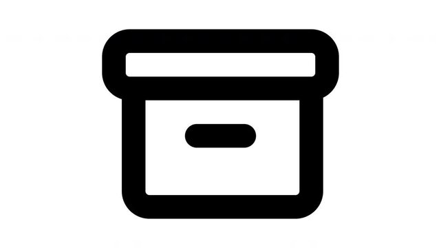 box archive icon animation


