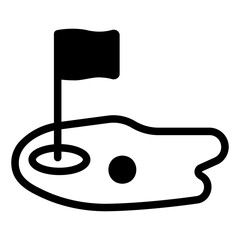 golf Solid icon