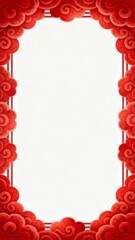 A decorative red clo