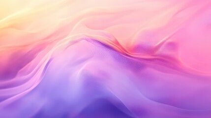 Obraz premium Abstract flowing wave connecting vibrant purple pink gradient