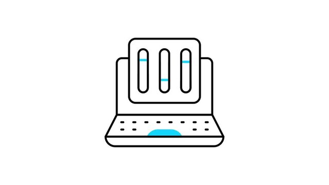 Admin control animated icon video