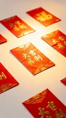 Red envelopes with g