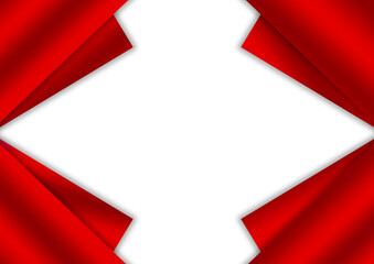 red ribbon background