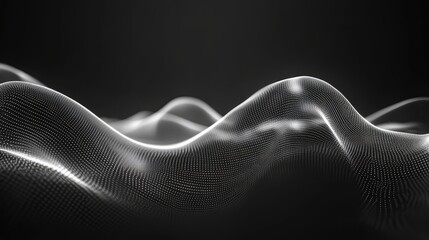 Digital wave pattern forming abstract data points