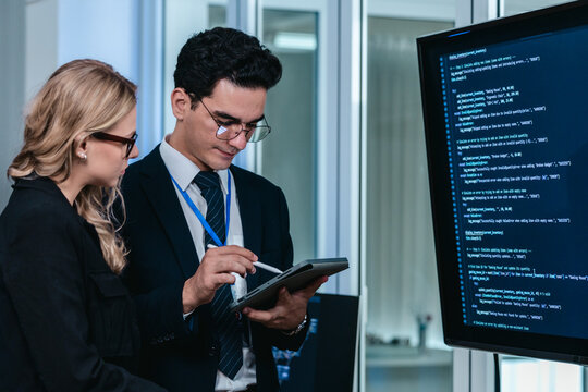 Collaborative Software Development and Code Debugging Session Between Professional Programmers