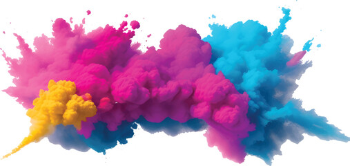 Abstract artistic watercolor paint texture design with colorful ink splashes and grunge pattern