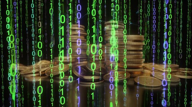 binary code background