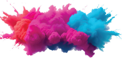 Abstract watercolor art background with colorful ink splashes and a light, cloud-like texture pattern on paper