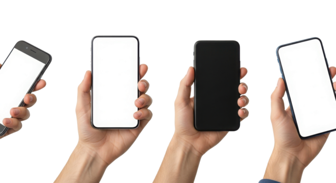 Vibrant Red and Yellow Autumn Maple Leaves Border Isolated on Clean White Background