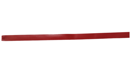 Horizontal red strip on a clean background, featuring a subtle texture and solid color, perfect for design elements.