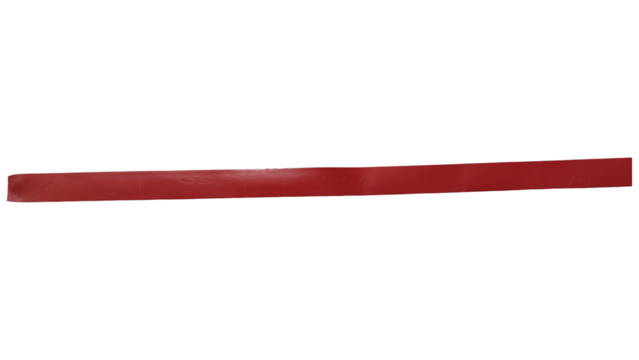 Horizontal red strip on a clean background, featuring a subtle texture and solid color, perfect for design elements.