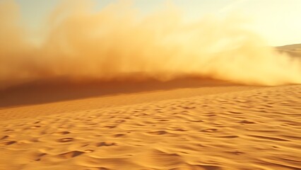 superego. Desert shooting range with spiral dust patterns in sandy tones and motion blur. event key visuals, club posters, designed for fitness apps and gym onboarding, used by sports marketers.