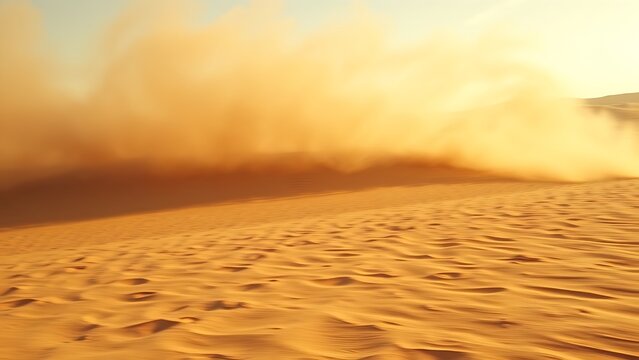 superego. Desert shooting range with spiral dust patterns in sandy tones and motion blur. event key visuals, club posters, designed for fitness apps and gym onboarding, used by sports marketers.