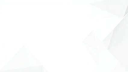 Abstract white and gray geometric background with subtle texture