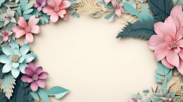 Decorative vintage page template high resolution photo
