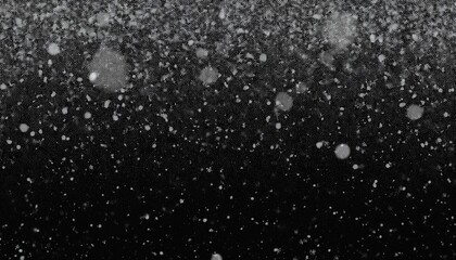 Obraz premium abstract black background with falling snow