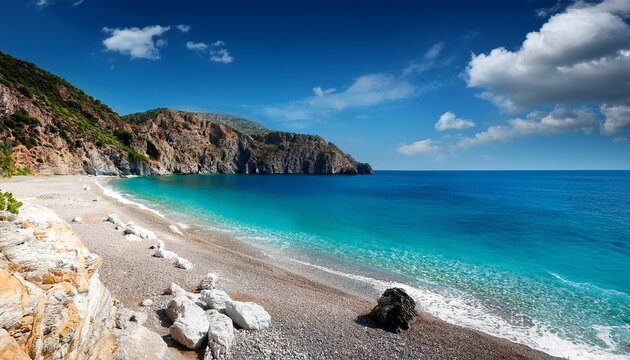 Wild Beauty Of Kipos Beach In Samothraki