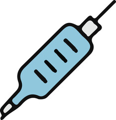 Syringe Injection Needle Medical Equipment Healthcare Vaccine Immunization Treatment Therapy Liquid Drug Dose Medication Pharmaceutical Solution