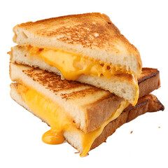 Grilled Cheese Sandwich on transparent background