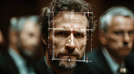 Facial recognition technology applied in legal dispute resolution identifying individuals involved in litigation, verifying witness identities, and enhancing courtroom security measures