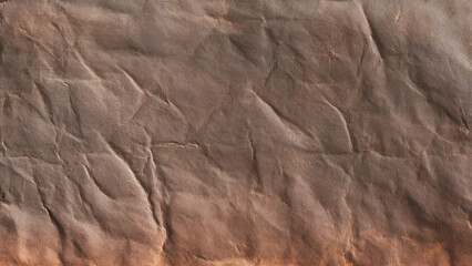 Grunge abstract old paper texture. Texture of old dark brown paper with a dedicated place for text