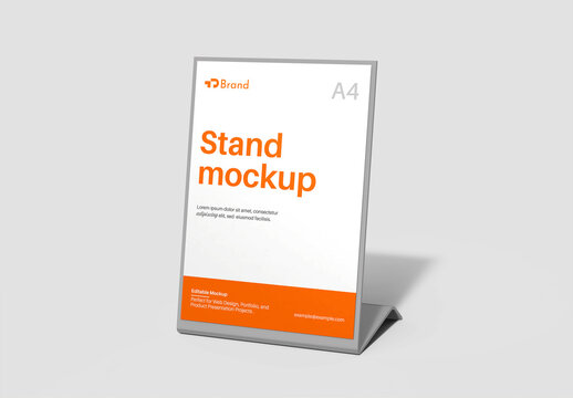 Desk Stand Mockup Template