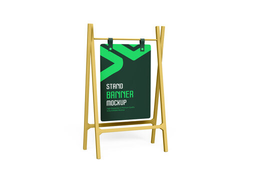 Stand Banner Mockup