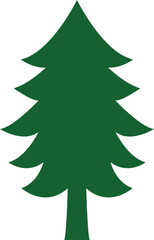 Christmas tree, spruce, pine icon vector image. Christmas tree icon decor and new year fir illustration. New year spruce sign. Fir-tree symbol. Linear Christmas tree icon design. Silhouette symbols