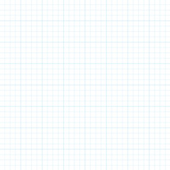Sheet of Graph Paper Isolated on White