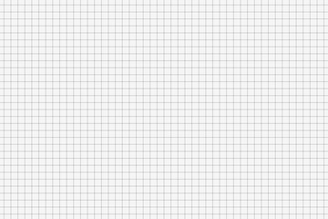 Sheet of Graph Paper Isolated on White