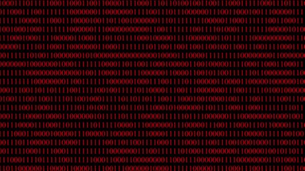 abstract binary code background, A close-up of a screen displaying binary code in blue on a black background, representing digital data, computing, and encryption concepts. - Powered by Adobe