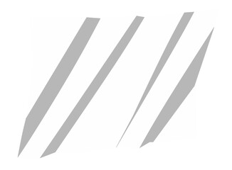 An abstract vector background featuring a modern white and grey gradient diagonal line pattern with a folded paper texture.