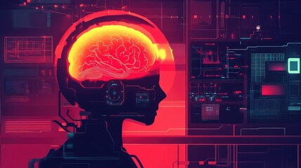 Artificial intelligence brain learning in digital environment