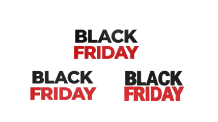 "Black Friday" text png
