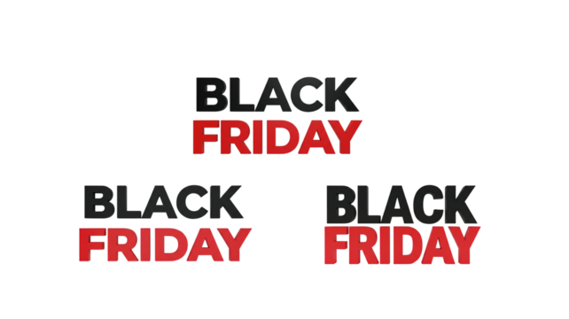 "Black Friday" text png
